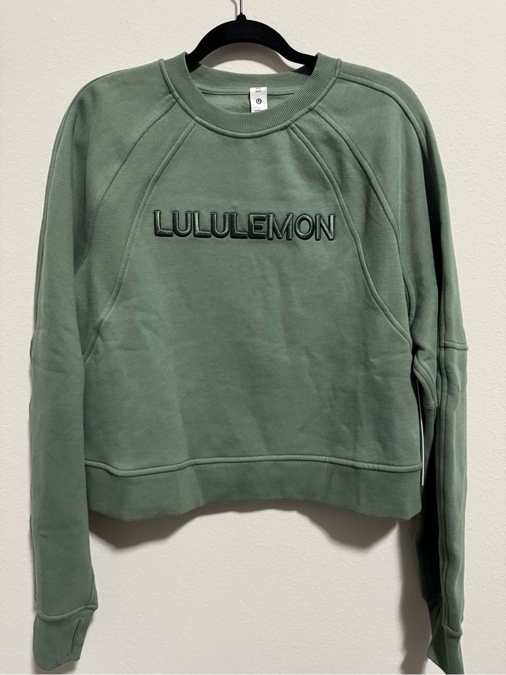 Lululemon Oversized Pullover - M/L (Gray Eucalyptus)